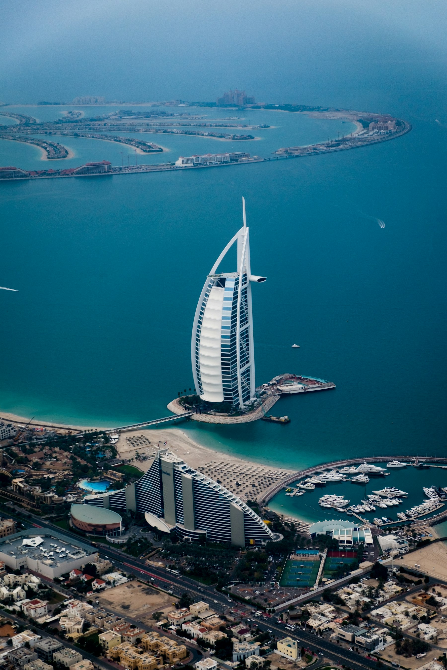 Dubai skyline at twilight